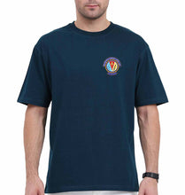 Load image into Gallery viewer, bits pilani Oversized T-Shirt for Men-Petrol Blue-Ektarfa.online
