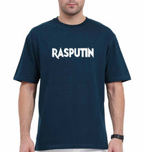 Load image into Gallery viewer, Rasputin Oversized T-Shirt for Men-Petrol Blue-Ektarfa.online
