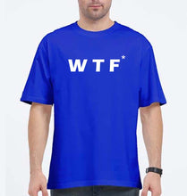 Load image into Gallery viewer, WTF Oversized T-Shirt for Men-Royal Blue-Ektarfa.online
