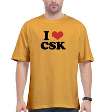 Load image into Gallery viewer, I LOVE CSK Oversized T-Shirt for Men
