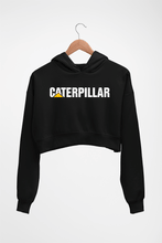 Load image into Gallery viewer, caterpillar Crop HOODIE FOR WOMEN-Black-Ektarfa.online
