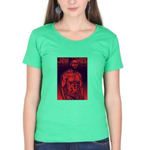 Load image into Gallery viewer, jon jones UFC T-Shirt for Women-flag green-Ektarfa.online
