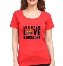 Load image into Gallery viewer, Love Barcelona T-Shirt for Women-Red-Ektarfa.online
