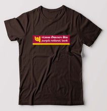 Load image into Gallery viewer, Punjab national bank (PNB) T-Shirt for Men-Coffee Brown-Ektarfa.online

