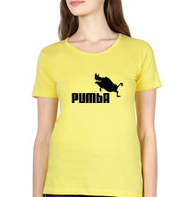 Load image into Gallery viewer, pumba T-Shirt for Women-Yellow-Ektarfa.online
