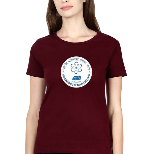 IIT Patna T-Shirt for Women-Maroon-Ektarfa.online