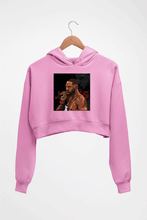 Load image into Gallery viewer, jon jones UFC Crop HOODIE FOR WOMEN-Light Baby Pink-Ektarfa.online
