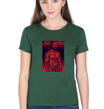 Load image into Gallery viewer, jon jones UFC T-Shirt for Women-Dark Green-Ektarfa.online
