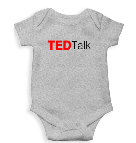 Ted Talk Romper For Baby Boy/Girl-Grey-Ektarfa.online