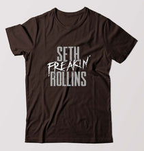 Load image into Gallery viewer, Seth Rollins T-Shirt for Men-Coffee Brown-Ektarfa.online
