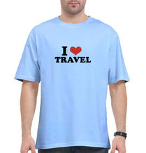Load image into Gallery viewer, I LOVE TRAVEL Oversized T-Shirt for Men
