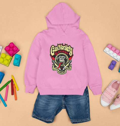 Gas Monkey Hoodie for Boy/Girl-Light Baby Pink-Ektarfa.online