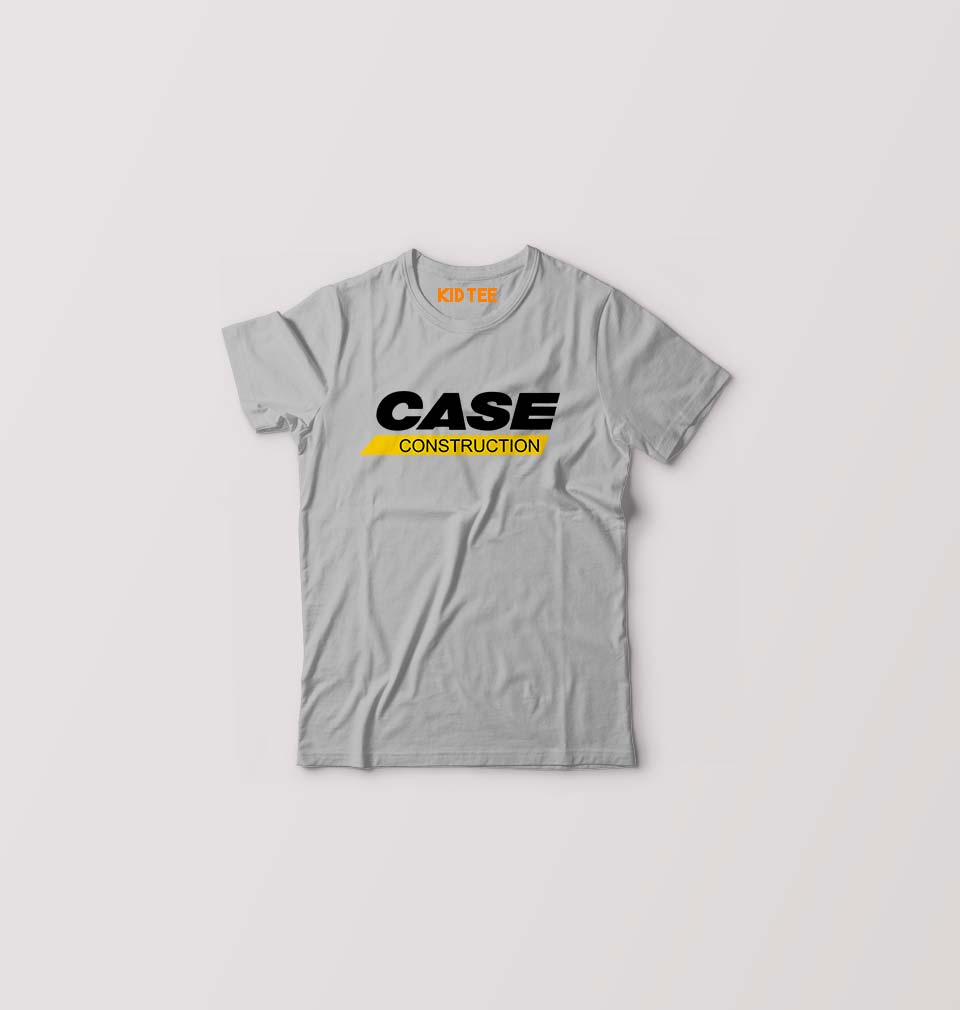 case construction Kids T-Shirt for Boy/Girl-Grey-Ektarfa.online
