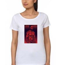 Load image into Gallery viewer, jon jones UFC T-Shirt for Women-White-Ektarfa.online
