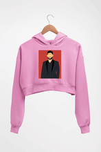 Load image into Gallery viewer, kr$na Crop HOODIE FOR WOMEN-Light Baby Pink-Ektarfa.online
