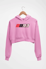 Load image into Gallery viewer, marc marquez Crop HOODIE FOR WOMEN-Light Baby Pink-Ektarfa.online
