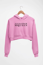 Load image into Gallery viewer, alexander mcqueen Crop HOODIE FOR WOMEN-Light Baby Pink-Ektarfa.online
