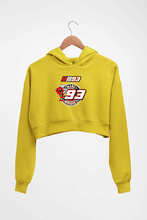 Load image into Gallery viewer, marc marquez Crop HOODIE FOR WOMEN-Mustard Yellow-Ektarfa.online
