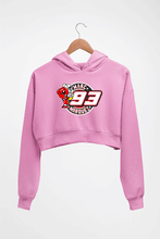 Load image into Gallery viewer, marc marquez Crop HOODIE FOR WOMEN-Light Baby Pink-Ektarfa.online
