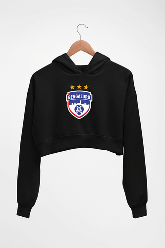 Bengaluru FC Crop HOODIE FOR WOMEN-Black-Ektarfa.online