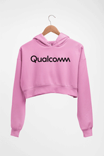 Load image into Gallery viewer, qualcomm Crop HOODIE FOR WOMEN-Light Baby Pink-Ektarfa.online
