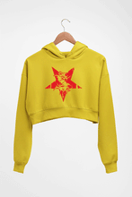 Load image into Gallery viewer, Sepultura Crop HOODIE FOR WOMEN-Mustard Yellow-Ektarfa.online
