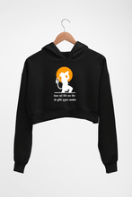 Load image into Gallery viewer, hanuman Crop HOODIE FOR WOMEN-Black-Ektarfa.online
