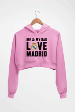 Load image into Gallery viewer, Love Real Madrid Crop HOODIE FOR WOMEN-Light Baby Pink-Ektarfa.online
