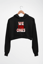 Load image into Gallery viewer, the bloodline we the ones Crop HOODIE FOR WOMEN (Copy)-Black-Ektarfa.online
