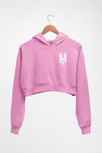 Load image into Gallery viewer, Who Dares Wins Balidaan Army Crop HOODIE FOR WOMEN-Light Baby Pink-Ektarfa.online
