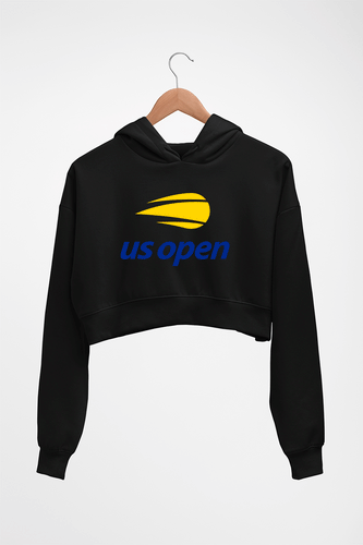 US Open Crop HOODIE FOR WOMEN-Black-Ektarfa.online