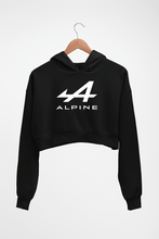 Load image into Gallery viewer, Alpine Crop HOODIE FOR WOMEN-Black-Ektarfa.online
