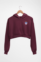 Load image into Gallery viewer, Bengaluru FC Crop HOODIE FOR WOMEN-Maroon-Ektarfa.online
