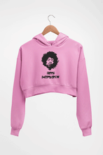 Load image into Gallery viewer, Jimi Hendrix Crop HOODIE FOR WOMEN-Light Baby Pink-Ektarfa.online
