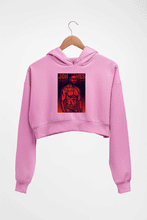 Load image into Gallery viewer, jon jones UFC Crop HOODIE FOR WOMEN-Light Baby Pink-Ektarfa.online
