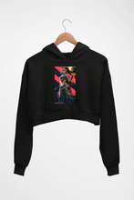 Load image into Gallery viewer, valorant Crop HOODIE FOR WOMEN-Black-Ektarfa.online
