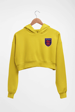 Load image into Gallery viewer, Odisha FC Crop HOODIE FOR WOMEN-Mustard Yellow-Ektarfa.online
