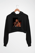 Load image into Gallery viewer, jon jones UFC Crop HOODIE FOR WOMEN-Black-Ektarfa.online
