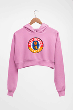 Load image into Gallery viewer, East Bengal FC Crop HOODIE FOR WOMEN-Light Baby Pink-Ektarfa.online
