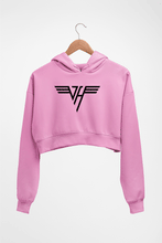Load image into Gallery viewer, van halen Crop HOODIE FOR WOMEN-Light Baby Pink-Ektarfa.online
