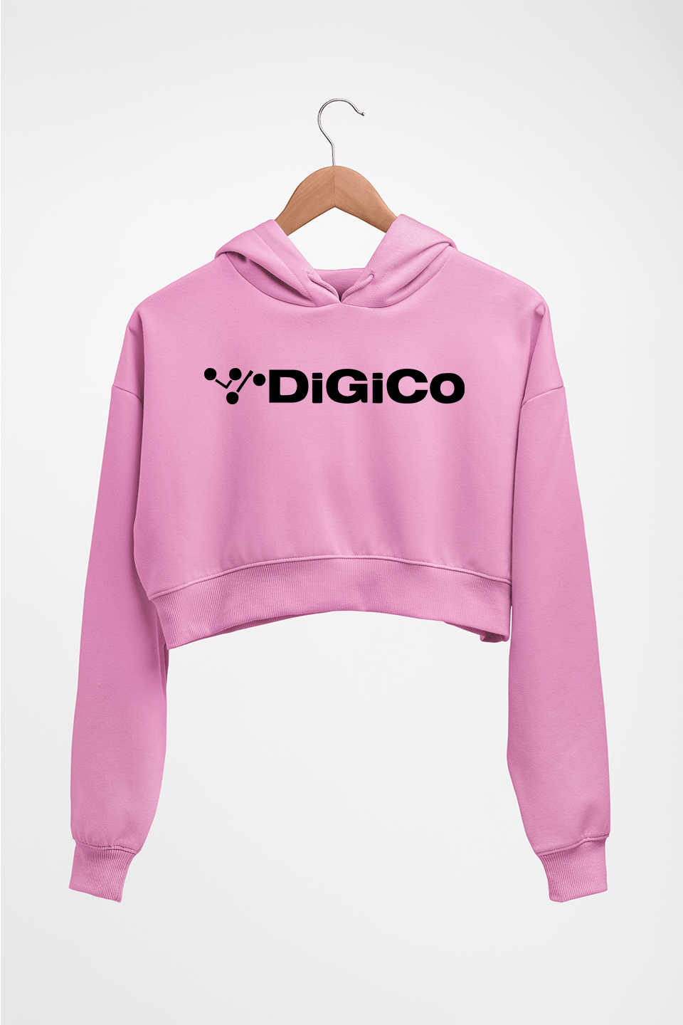 digico Crop HOODIE FOR WOMEN-Light Baby Pink-Ektarfa.online