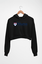 Load image into Gallery viewer, Wharton Crop HOODIE FOR WOMEN-Black-Ektarfa.online
