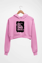 Load image into Gallery viewer, Being Bhai Crop HOODIE FOR WOMEN-Light Baby Pink-Ektarfa.online

