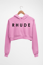 Load image into Gallery viewer, rhude Crop HOODIE FOR WOMEN-Light Baby Pink-Ektarfa.online
