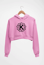 Load image into Gallery viewer, Kabalarian Philosophy Crop HOODIE FOR WOMEN-Light Baby Pink-Ektarfa.online
