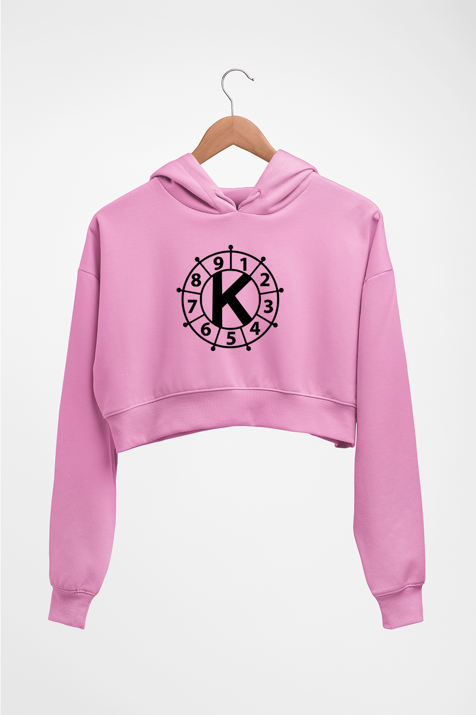 Kabalarian Philosophy Crop HOODIE FOR WOMEN-Light Baby Pink-Ektarfa.online