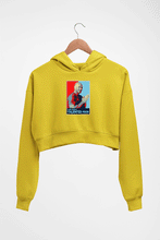 Load image into Gallery viewer, Johnny Sins Crop HOODIE FOR WOMEN-Mustard Yellow-Ektarfa.online
