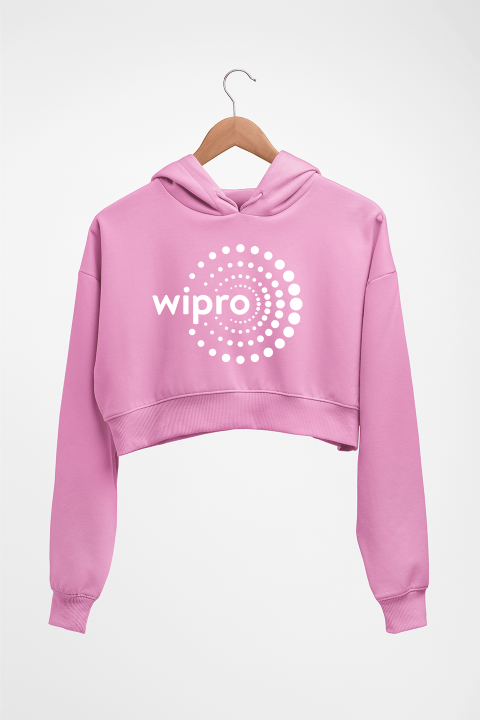 Wipro Crop HOODIE FOR WOMEN-Light Baby Pink-Ektarfa.online
