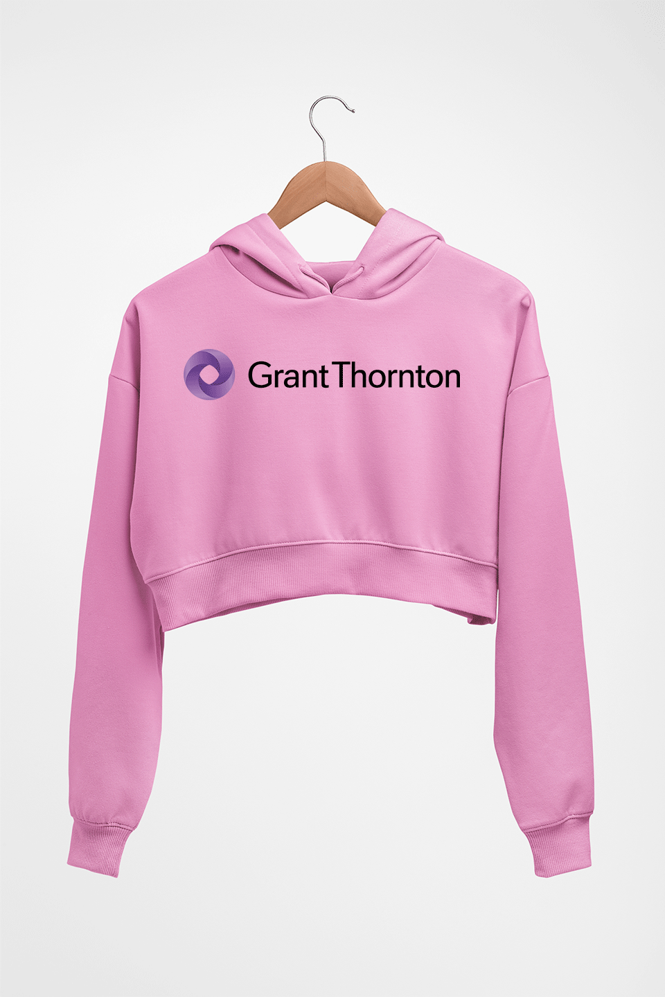 grant thornton Crop HOODIE FOR WOMEN-Light Baby Pink-Ektarfa.online