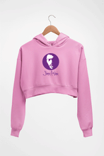 Load image into Gallery viewer, Jimi Hendrix Crop HOODIE FOR WOMEN-Light Baby Pink-Ektarfa.online
